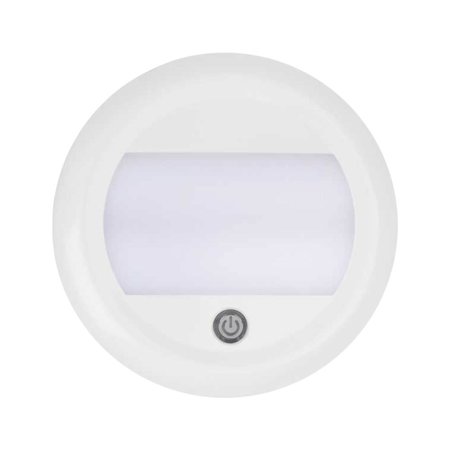 ABRAMS Touch Light Series LED Dome Light - Round - 25.5W - Red/White TLC-9300-RW